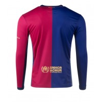 Maglia Calcio Barcelona Prima Divisa 2024-25 Manica Lunga